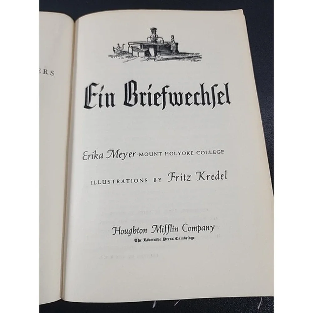Ein Briefwechsel Erika Meyer 1954 PB German Graded Readers 1 Alternate Series‎